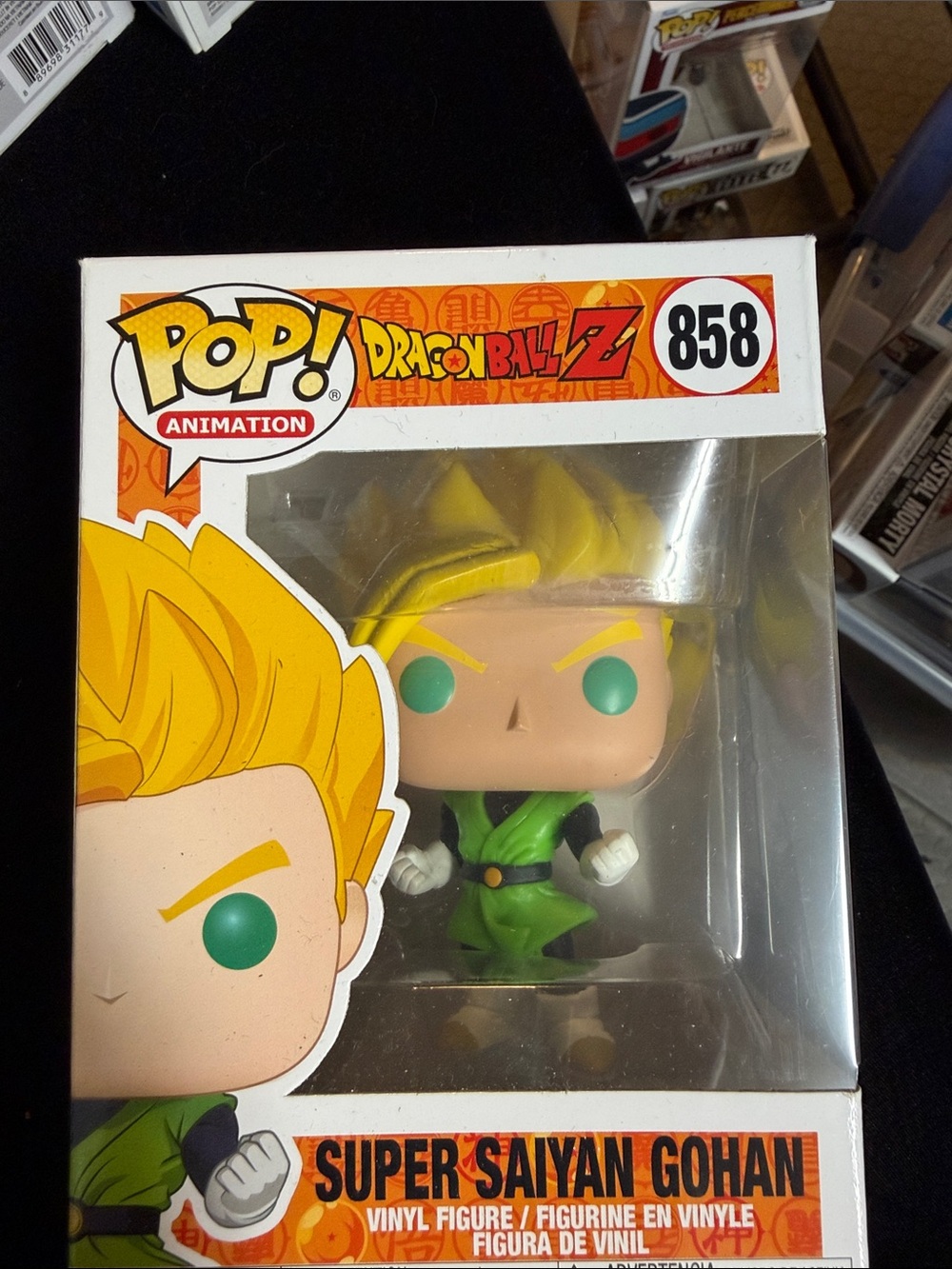 Funko Pop! Dragon Ball Z Super Saiyan Gohan - Yellow & Green